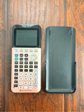 TI-84 Plus CE Graphing Calculator (Pink) + Case